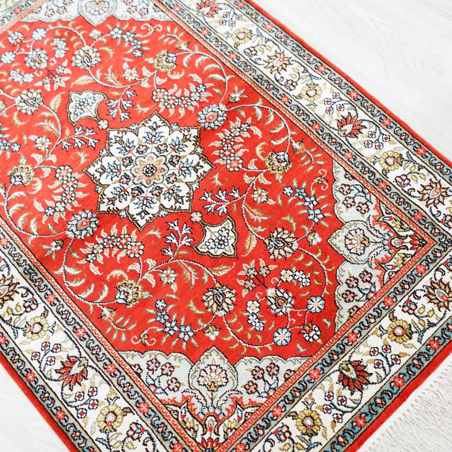 【並行輸入品】Yilong Carpet 2x3ft Silk Handmade Rugs Oriental Persian Area Car_9