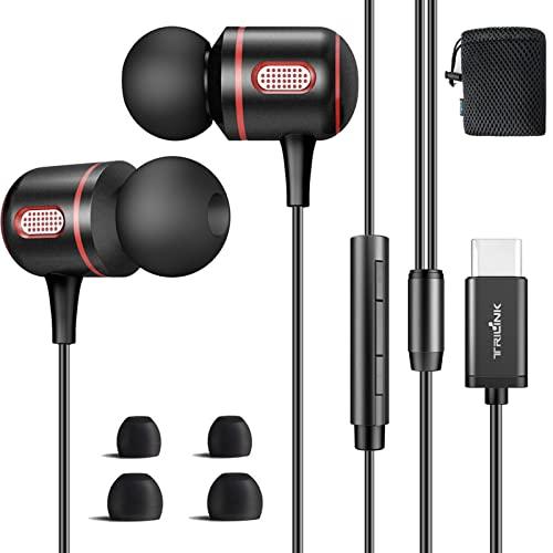 USB C Headphones, USB Type C Wired Earphones in Ear Earbuds Head 並行輸入品｜import-tabaido｜02