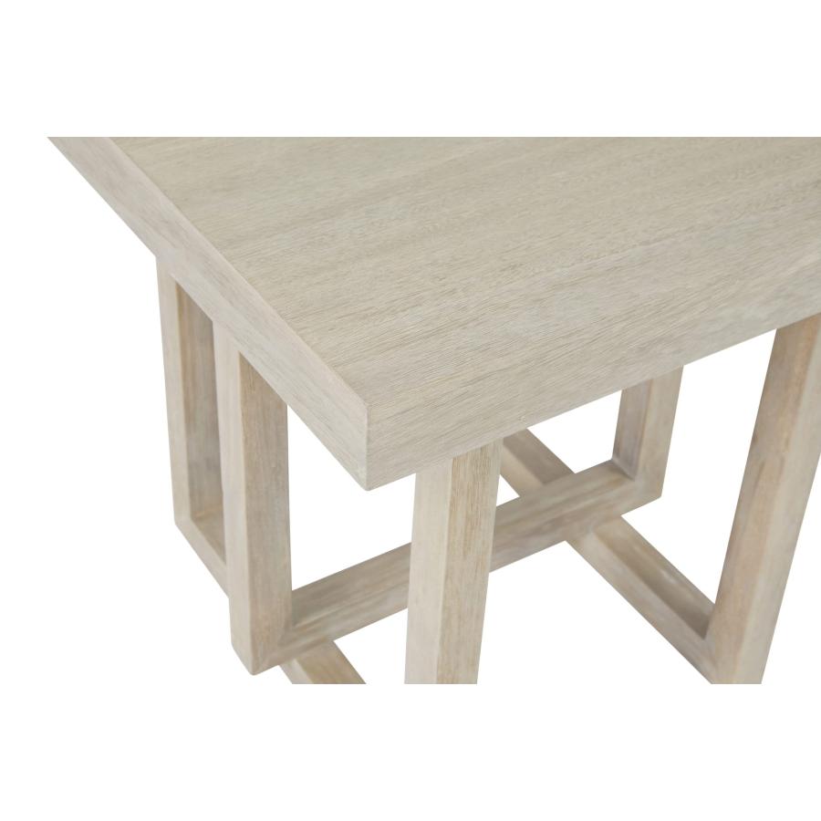 【並行輸入品】Unique Furniture Jalisco コンテンポラリー/モダン木製エンドテーブル、麦 Unique Furniture_6