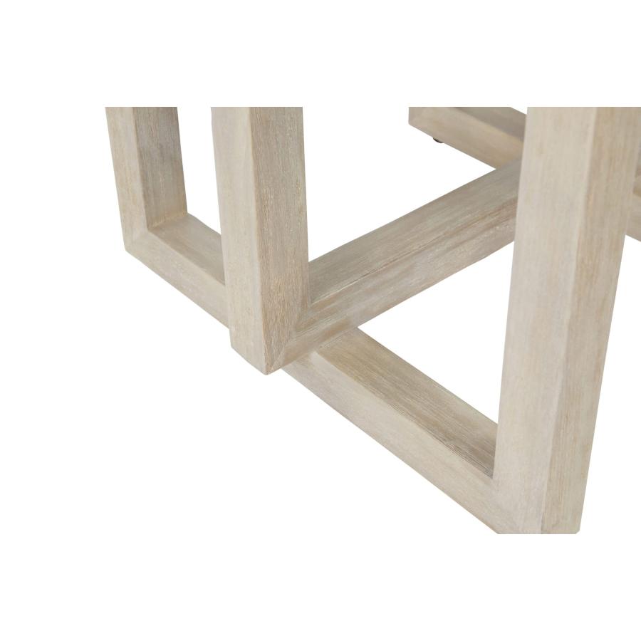 【並行輸入品】Unique Furniture Jalisco コンテンポラリー/モダン木製エンドテーブル、麦 Unique Furniture_9