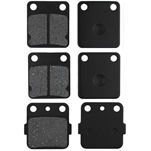 【並行輸入品】ブレーキパッド フロントとリア ヤマハ Warrior 350 YFM350 89 04 ウルヴァリン 350 YFM350 95_4