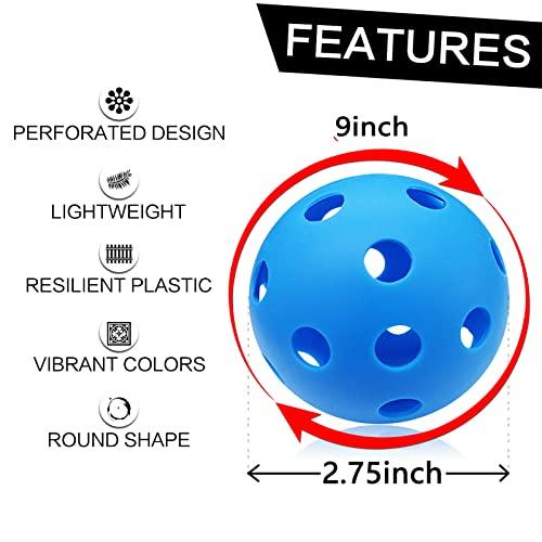 【並行輸入品】FINGER TEN プラスチック野球ボール ソフトボール 24個パック 練習用 ヒッティングボール 軽量 キッズ メンズ レディの画像