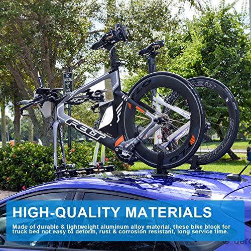【並行輸入品】NANSIKE (ナンサイク) 自転車フォークマウント 万能自転車ブロック アルミ合金自転車フロントフォーク 自転車ブロックフォーの画像