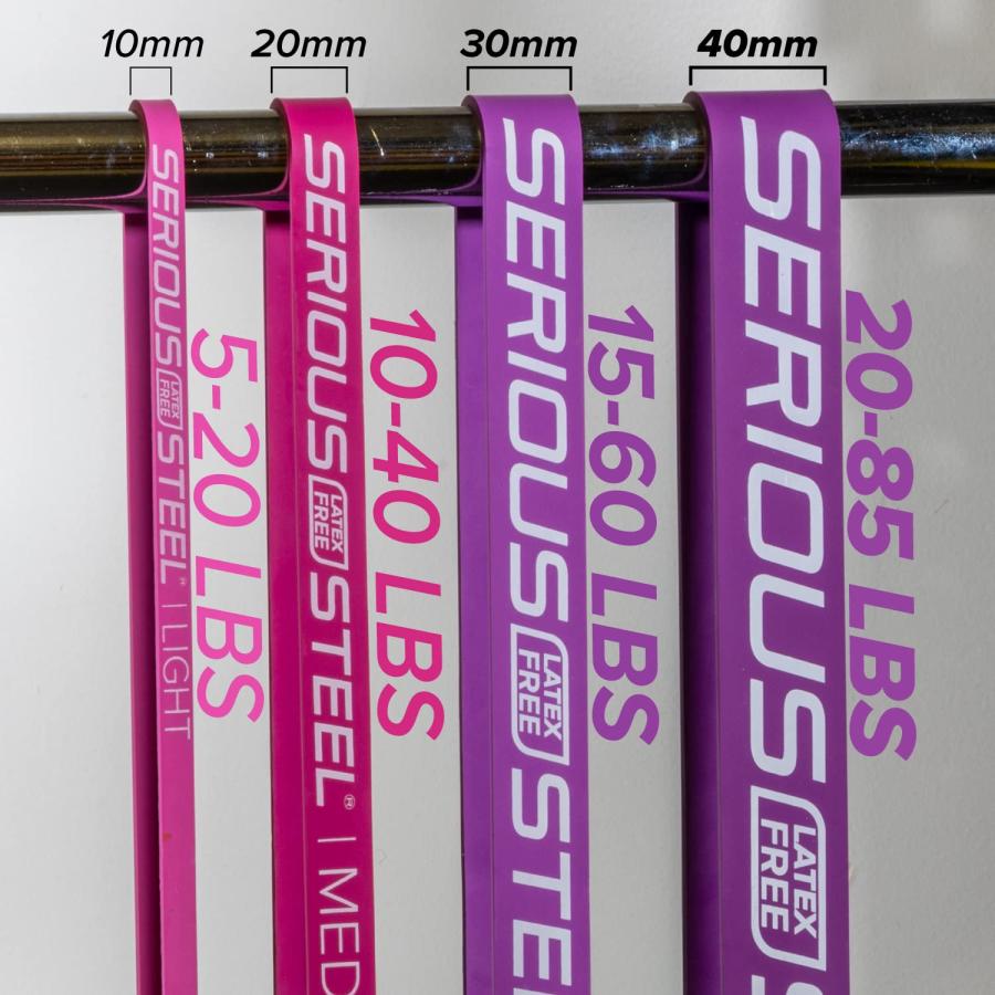 【並行輸入品】Serious Steel Fitness ラテックス不使用 (ラテックスフリー抵抗バンド) 抵抗バンド エクササイズバンド |の画像