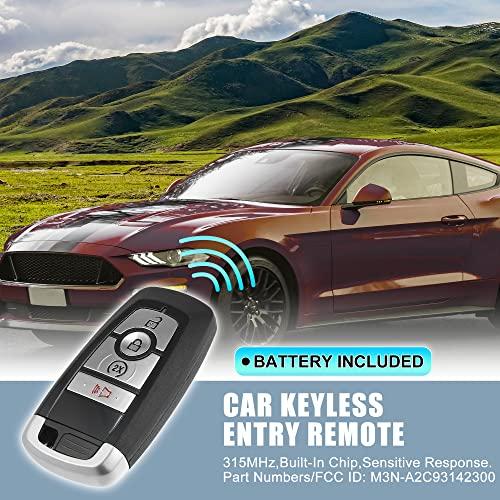 【並行輸入品】X AUTOHAUX 315MHz M3N A2C93142300 Replacement Smart Proximity Ke_4