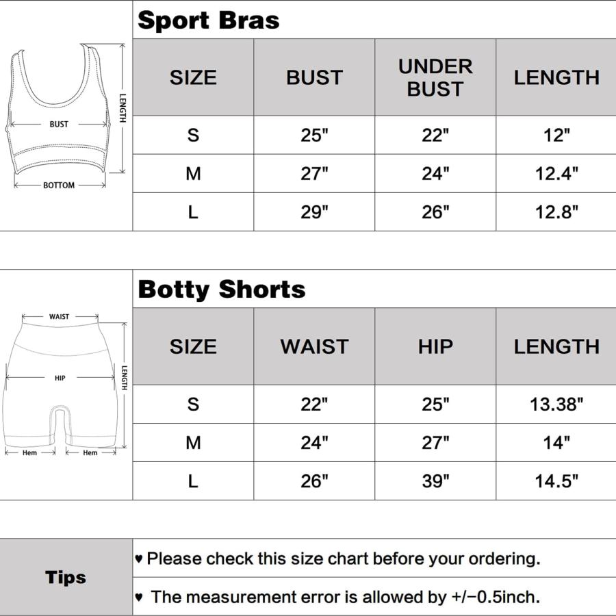 【並行輸入品】Lingdudesign Two Piece Outfits for Women Yoga Workout Sets Top an_6