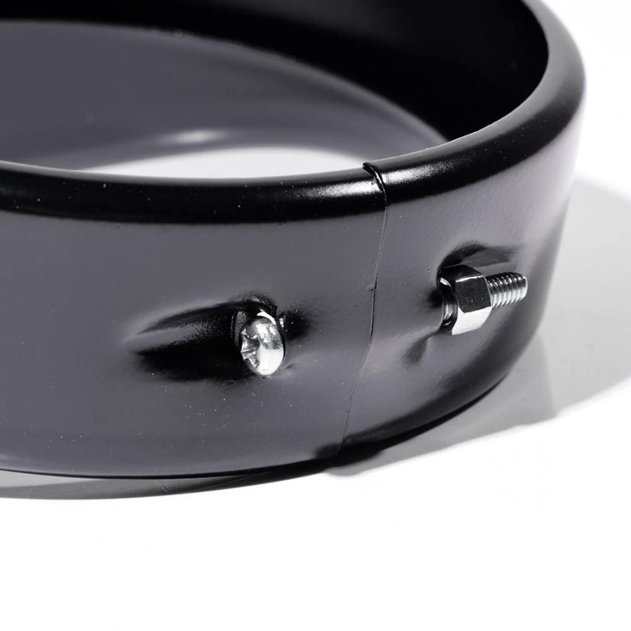 【並行輸入品】Passing Lamp Trim Rings 4.5 Inch Fog Lights Visor Bezel Compatib_6