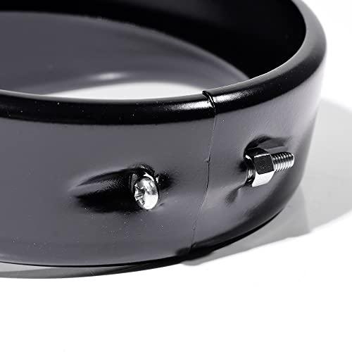 【並行輸入品】Passing Lamp Trim Rings 4.5 Inch Fog Lights Visor Bezel Compatib_7