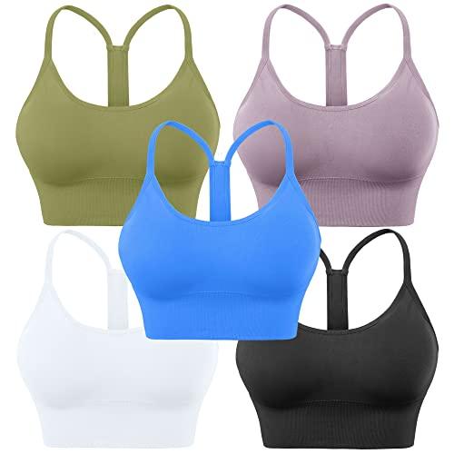 【並行輸入品】Evercute Racerback Sports Bras Padded Y Racer Back Cropped Bras_1