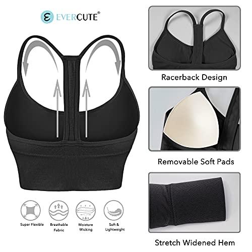 【並行輸入品】Evercute Racerback Sports Bras Padded Y Racer Back Cropped Bras_7