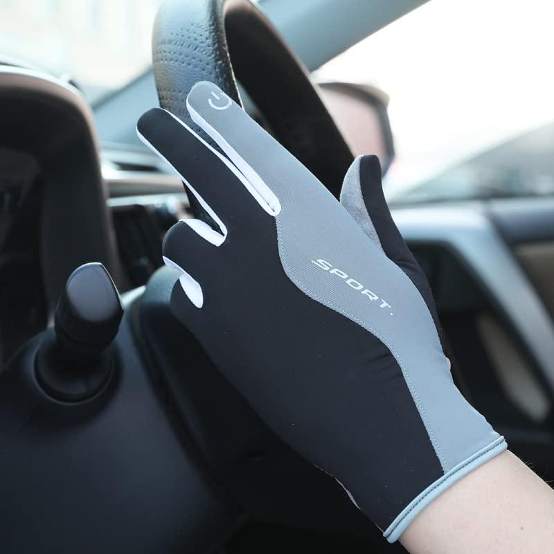 【並行輸入品】Summer Cooling Cycling Gloves Full Finger Touch Screen for Women_3