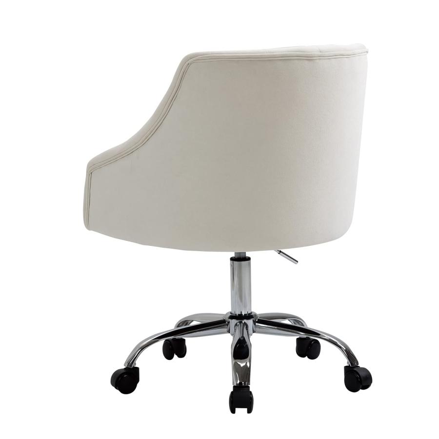 高い Modern Home Office Chair， Velvet Swivel Armchair， Velvet Office 並行輸入品