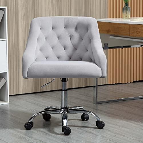 史博物館 Modern Home Office Chair， Velvet Swivel Armchair， Velvet Office 並行輸入品
