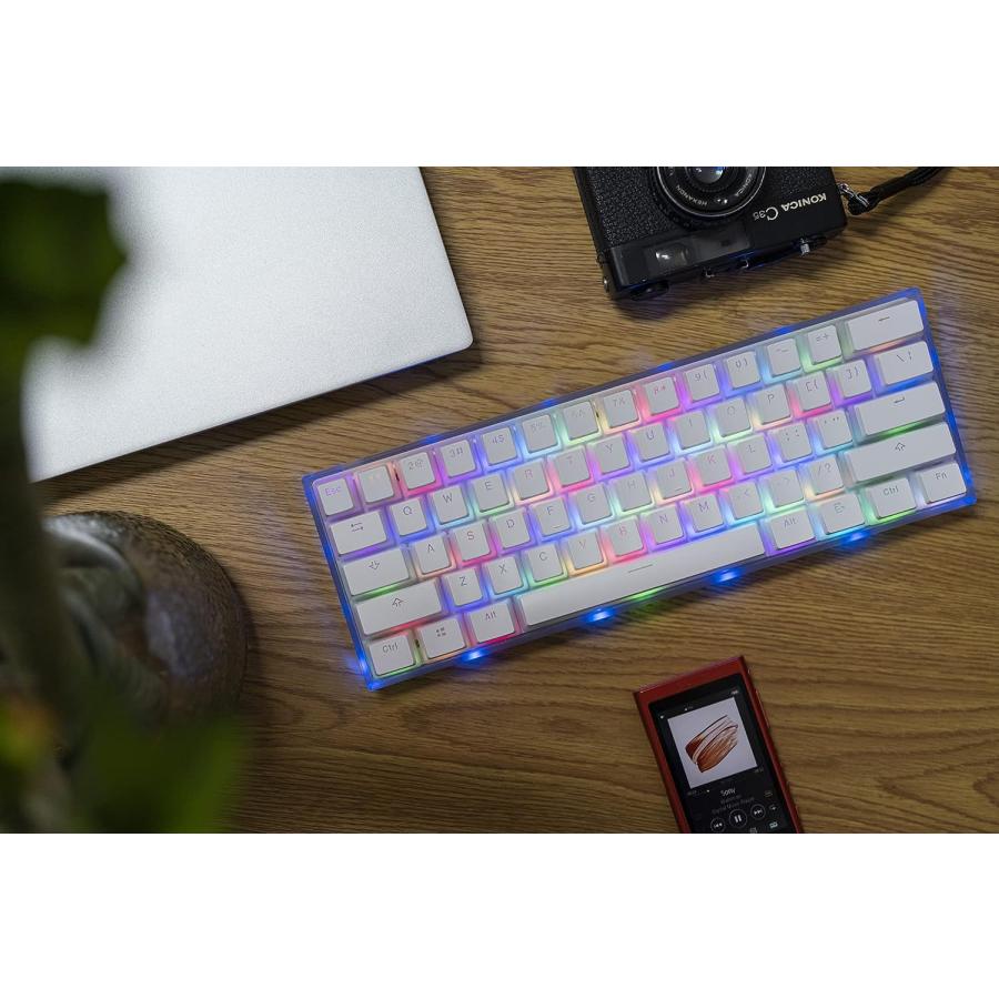 Smart Duck XS-61K 60% TKL 有線プリンキーキャップ メカニカルゲーミングキーボード、RGB LEDバックラ　並行輸入｜import-tabaido｜04