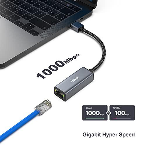 BENFEI 2個 有線LANアダプタ USB 3.0   イーサネットアダプター、USB 3.0 10/100/1000Mbps 並行輸入品｜import-tabaido｜05