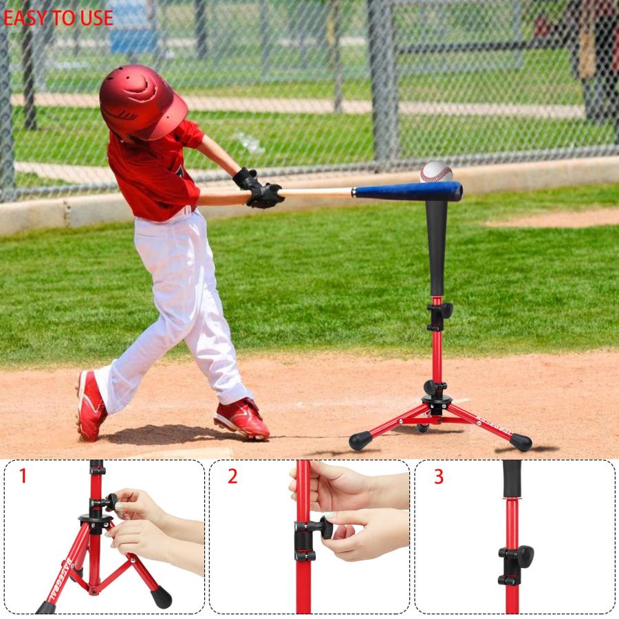 【並行輸入品】BaseGoal Baseball Tee for Kids,Batting Tee,Softball Tee,Youth Hitの画像