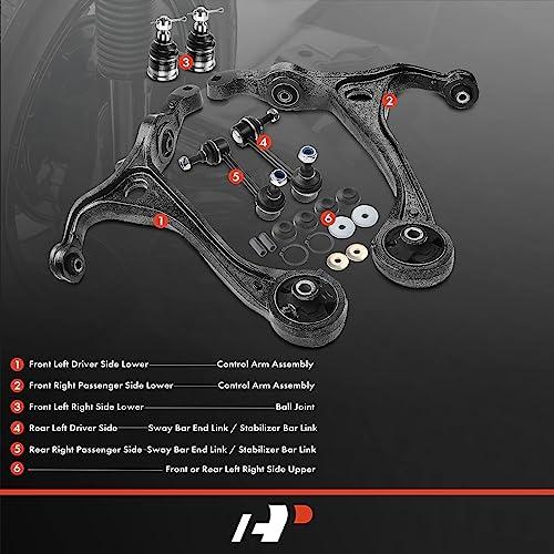 【並行輸入品】A Premium Set of 8, Front Lower Control Arm, Lower Ball Joint, Rの画像