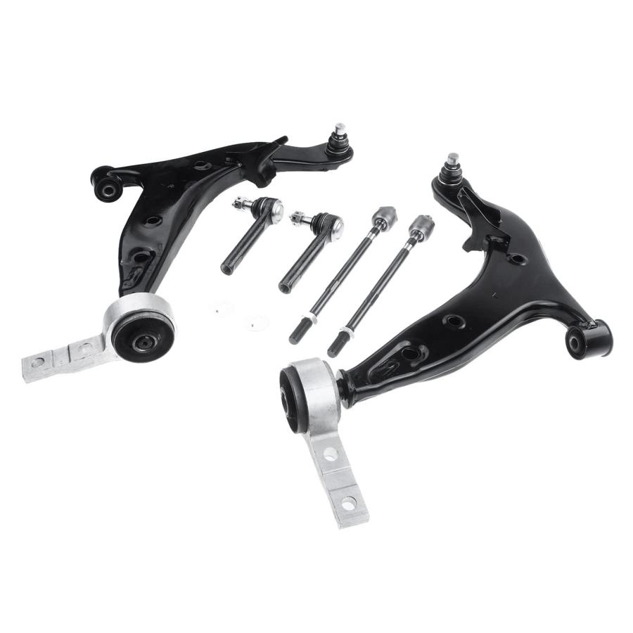 【並行輸入品】A Premium Set of 6, Front Lower Control Arm, Inner & Outer Tie Rの画像