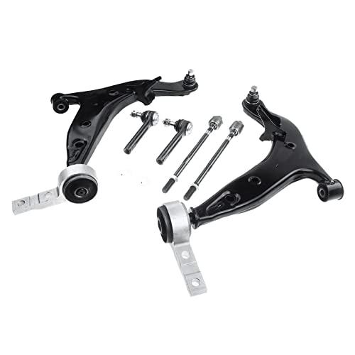 【並行輸入品】A Premium Set of 6, Front Lower Control Arm, Inner & Outer Tie Rの画像