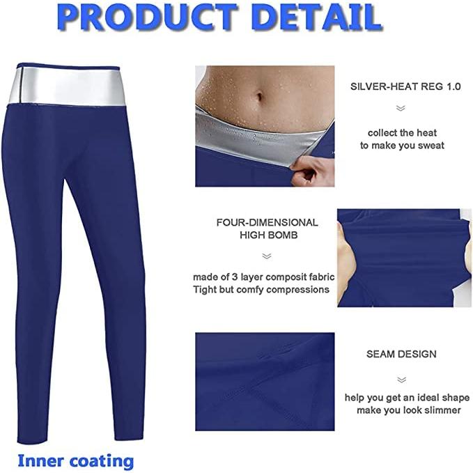 【並行輸入品】UMATE Womens Slimming Leggings Womens Slimming Sauna Pants， Spor