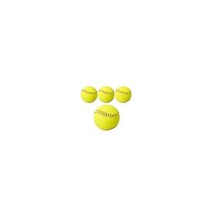 【並行輸入品】Oeab ソフトボール 4個パック 高速ピッチ/スローピッチ練習 12インチ ソフトボール スポーツ練習用 ソフトボールボール マの画像