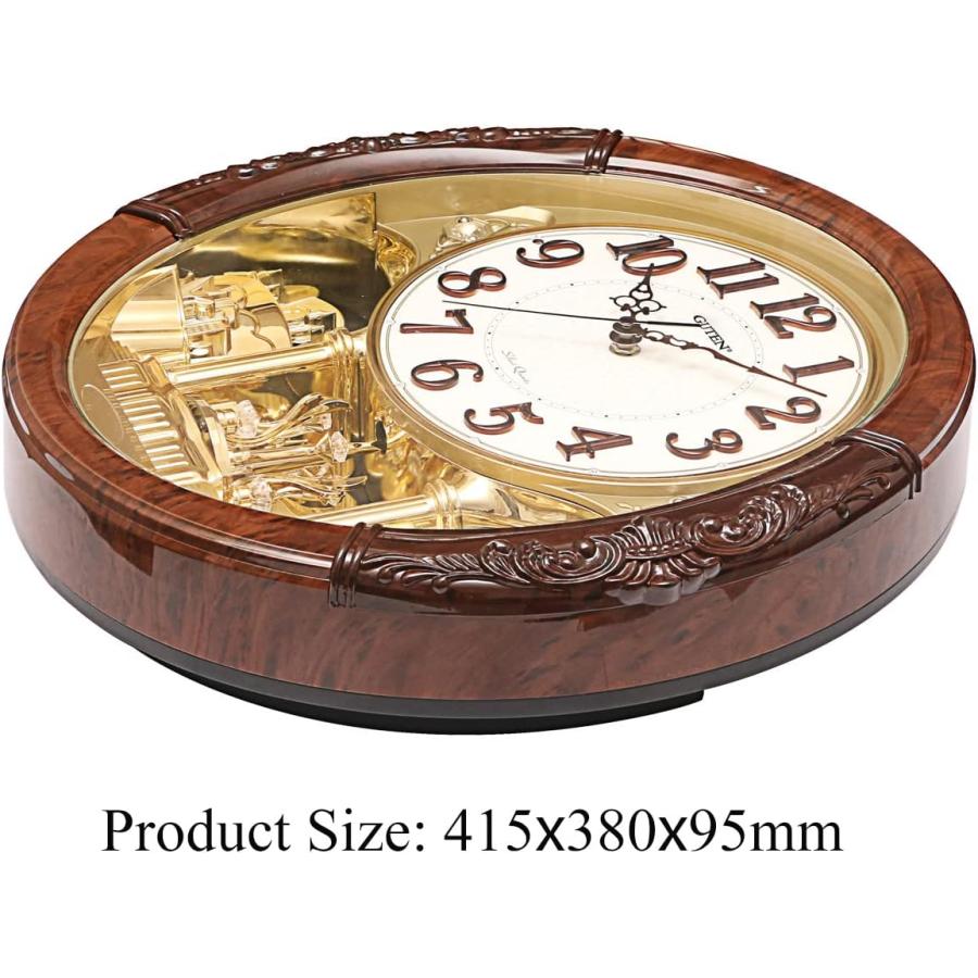 並行輸入品】モーション回転振り子壁掛け時計、メロディとチャイム時計