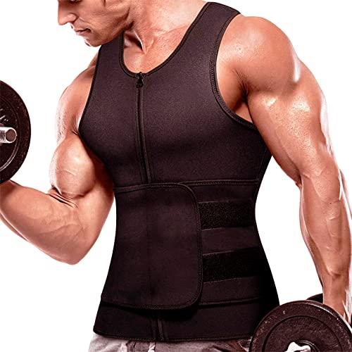 【並行輸入品】Portzon Sweat Vest for Workout for Men Women Waist Trainer Slim