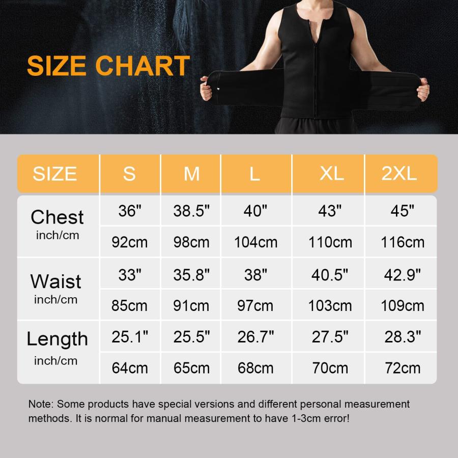 【並行輸入品】Portzon Sweat Vest for Workout for Men Women Waist Trainer Slim