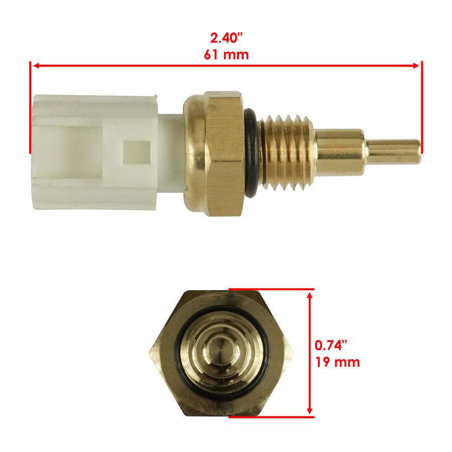 【並行輸入品】Caltric Water Coolant Temperature Sensor Length 61mm Width 19mm_3