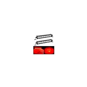 【並行輸入品】7 inch 18W Red Single Row Off Road Led Light Bar Pods, Work Drivの画像
