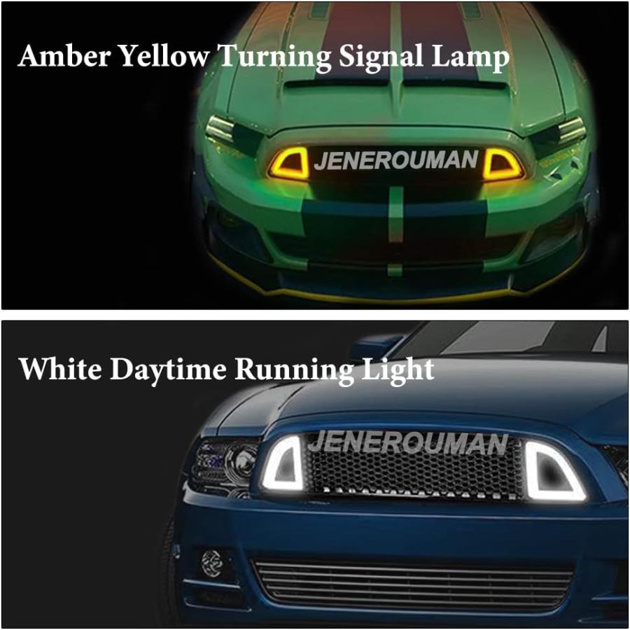 並行輸入品】JENEROUMAN フロントアッパーグリル LEDライト付き 2013