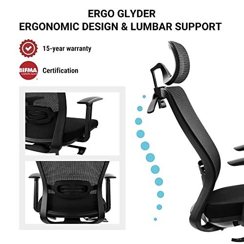 【並行輸入品】プログレッシブデスク 人間工学 オフィス メッシュ エアチェア 調節可能なアームとヘッドレスト。ローリング リクライニング 快適な | ブランド登録なし | 04