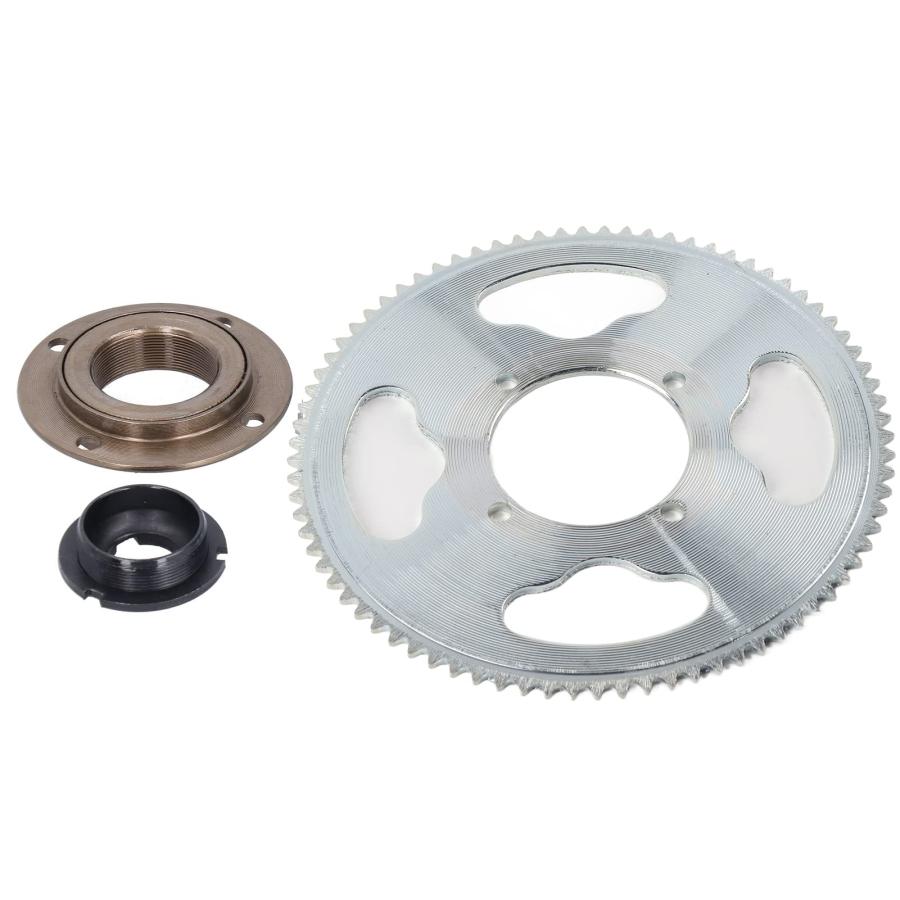 【並行輸入品】SPYMINNPOO 自転車歯クランクセットキット 25H 80歯 バイク フリーホイールチェーン ホイールアクセサリー Eバイク_3