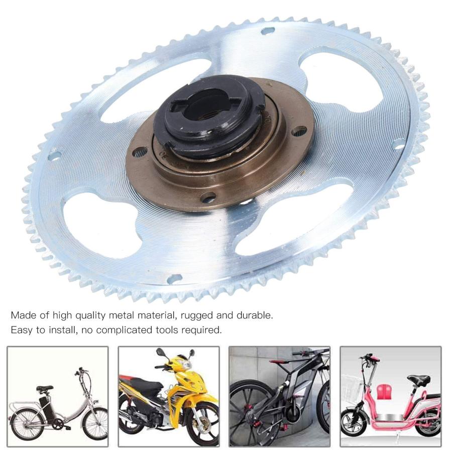 【並行輸入品】SPYMINNPOO 自転車歯クランクセットキット 25H 80歯 バイク フリーホイールチェーン ホイールアクセサリー Eバイク_6
