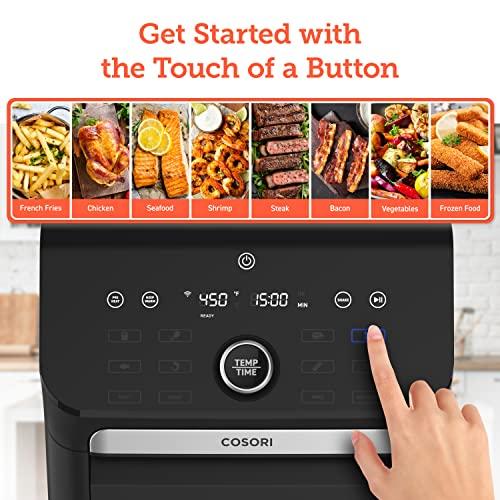 COSORI Air Fryer Oven, 10 Qt Family Size,14 in 1 Functions (1000+ 並行輸入品｜import-tabaido｜08