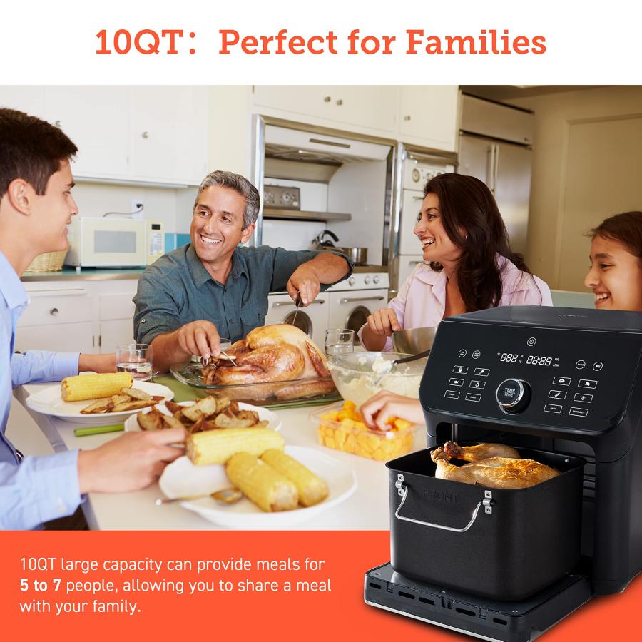 COSORI Air Fryer Oven, 10 Qt Family Size,14 in 1 Functions (1000+ 並行輸入品｜import-tabaido｜10