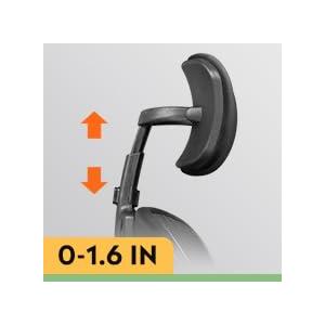 【並行輸入品】DEVAISE メッシュコンピュータオフィスチェア ハイバック 人間工学デスクチェア フリップアップアームレストと調節可能なヘッドの画像