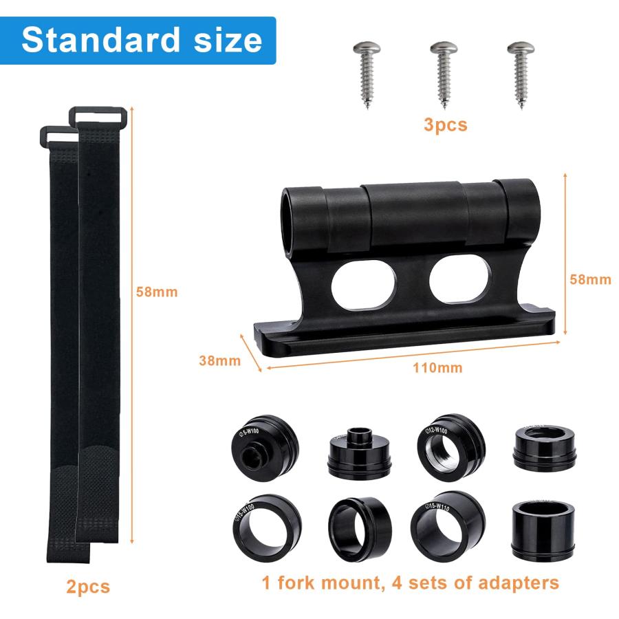 【並行輸入品】NANSIKE Aluminum Alloy Bicycle Front Fork, Versatile Bike Fork Mの画像