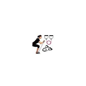 【並行輸入品】Resistance Exercise Band with Comfortable Handles   Ideal for Phの画像