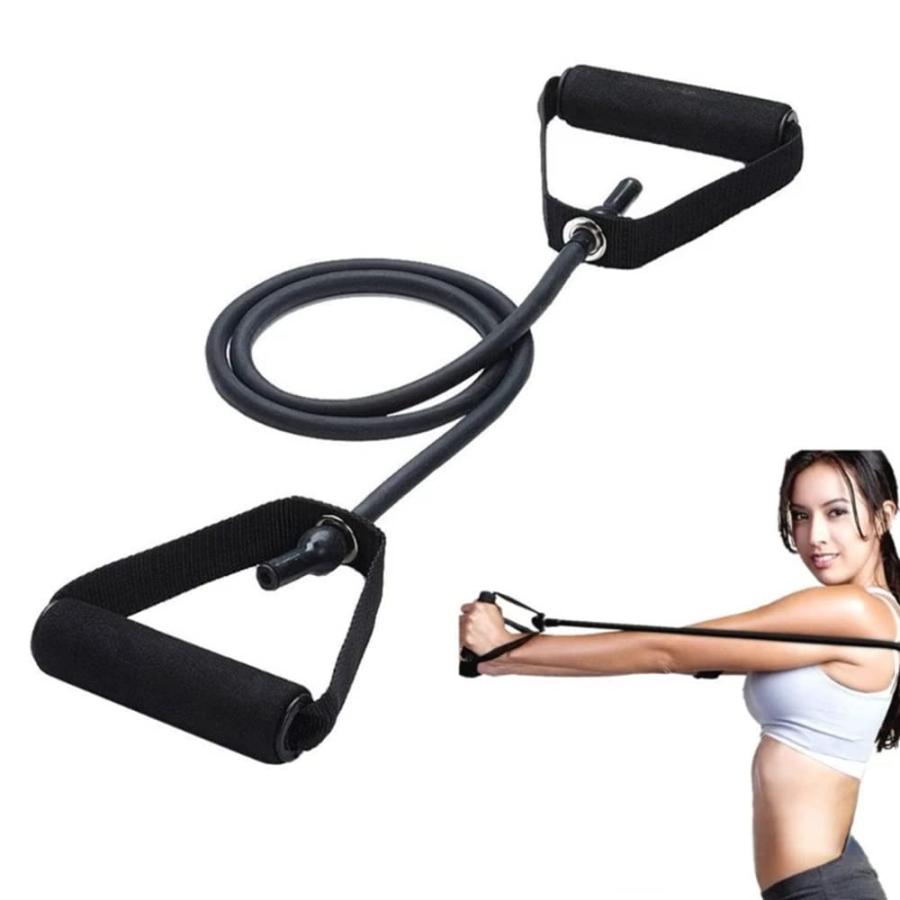 【並行輸入品】Resistance Exercise Band with Comfortable Handles   Ideal for Phの画像