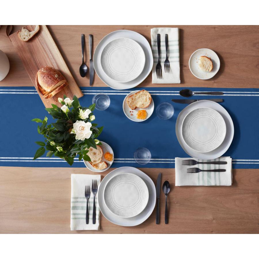 Dining Table Runner 60 Inches Long, Modern Navy Blue Backdrop Bu 並行輸入品｜import-tabaido｜07