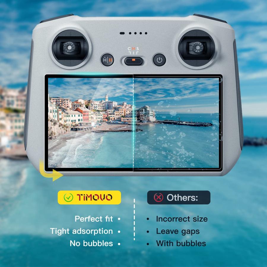 TiMOVO Screen Protector Compatible with DJI Mini 3 Pro RC Remote 並行輸入品｜import-tabaido｜07