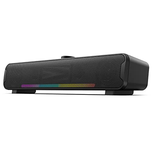 Computer Speakers, Bluetooth Dynamic RGB Laptop Sound Bar, 16W D 並行輸入品｜import-tabaido｜02