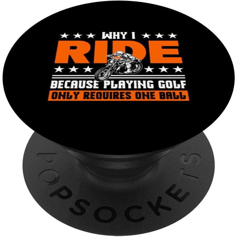 Dirty Humor Motorcycle PopSockets Swappable PopGrip 並行輸入品 ...