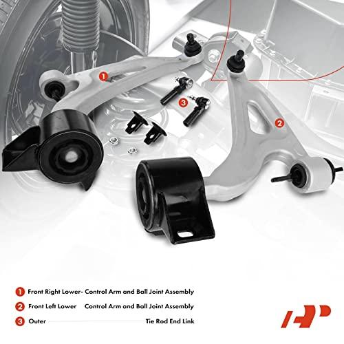 【並行輸入品】A Premium Set of 4, Front Lower Control Arm, Outer Tie Rod End,の画像