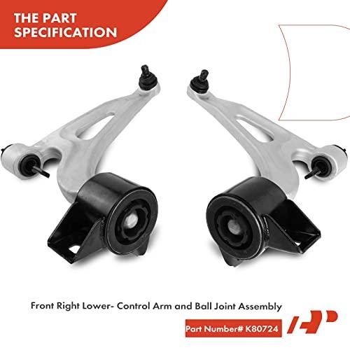 【並行輸入品】A Premium Set of 4, Front Lower Control Arm, Outer Tie Rod End,の画像