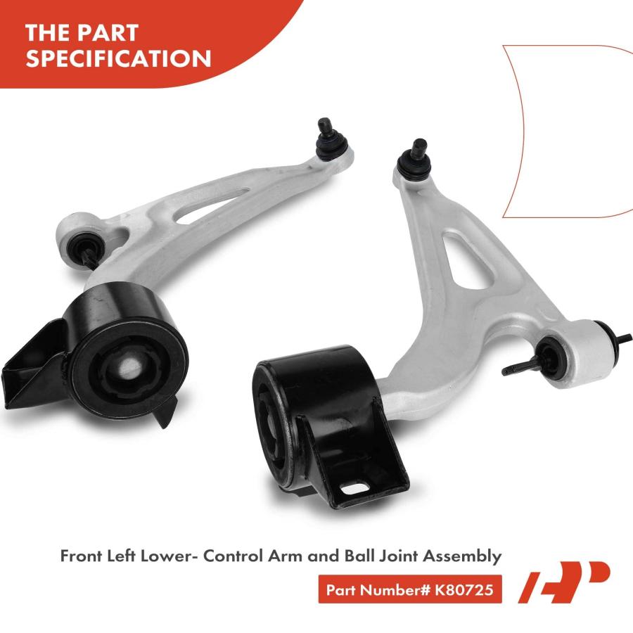 【並行輸入品】A Premium Set of 4, Front Lower Control Arm, Outer Tie Rod End,の画像