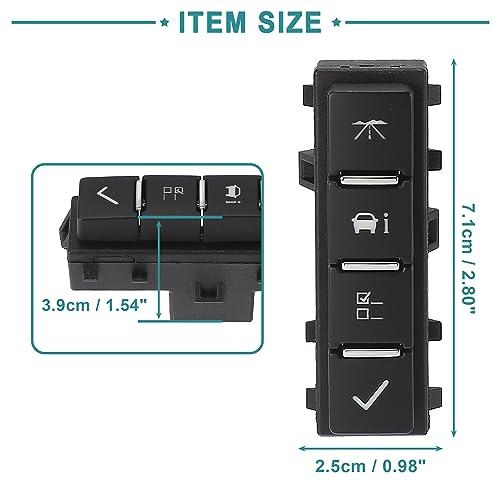 【並行輸入品】ACROPIX ドライバーインフォメーションセンターディスプレイスイッチ GMC ユーコン用 1個パック ブラック ACROPIXの画像