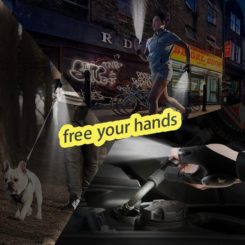 【並行輸入品】AS Fafna LED Flashlight Gloves Gifts for Men Women，Christmas Gif_7