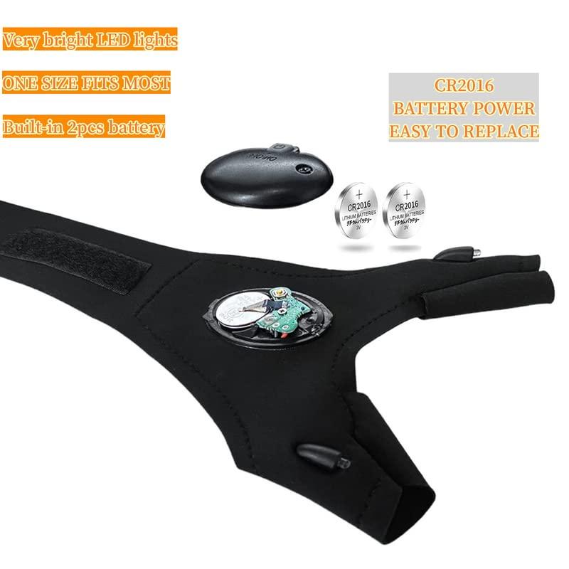 【並行輸入品】AS Fafna LED Flashlight Gloves Gifts for Men Women，Christmas Gif_9